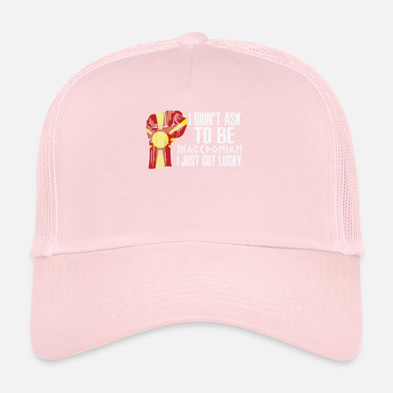 Fierté macédonienne Drapeau macédonien cultivé Casquette trucker 
