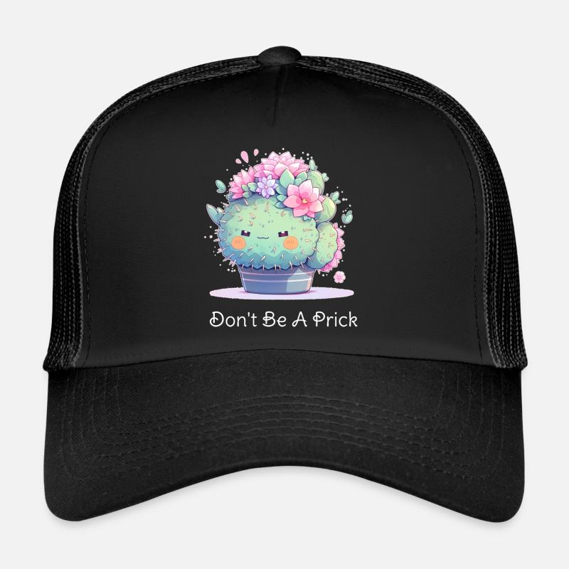 Ne sois pas une piqûre - Kawaii Cactus Design Casquette trucker 