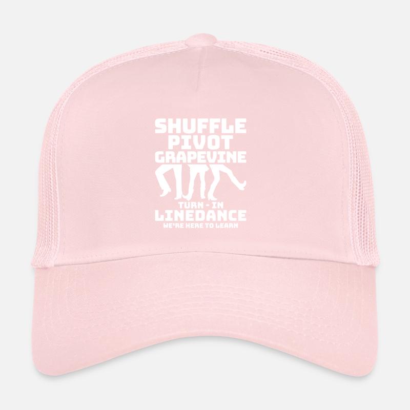 Shuffle, Pivot, Grapevine, Turn In Linedance Count Casquette trucker 
