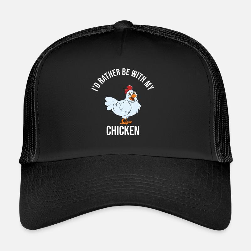 Funny Chicken Saying Chicken Trucker Cap