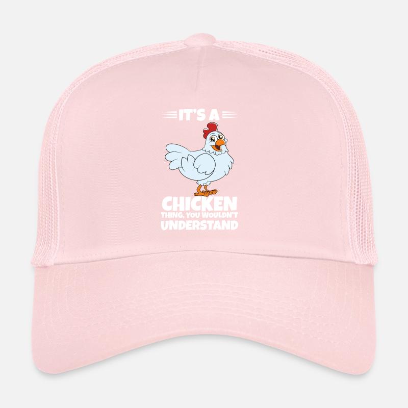 Drôle de poulet disant poulet Casquette trucker 