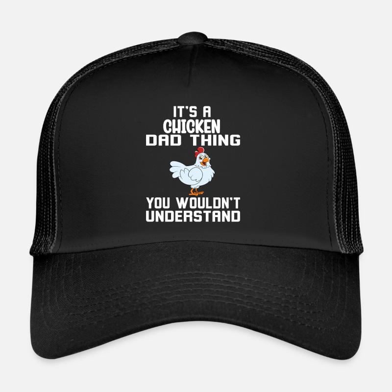 Funny Chicken Saying Chicken Trucker Cap