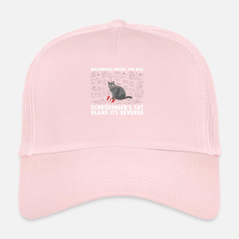À l’intérieur de la boîte La revanche du chat de Schrödinger Casquette trucker 