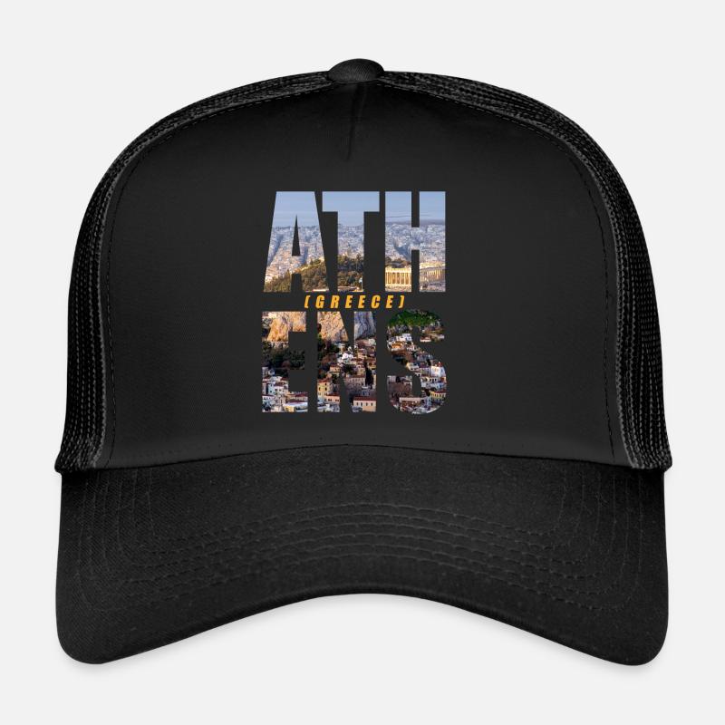 Athens Greece Souvenir Trucker Cap