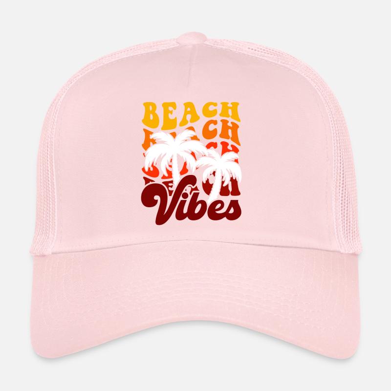 Vibrations de la plage Casquette trucker 