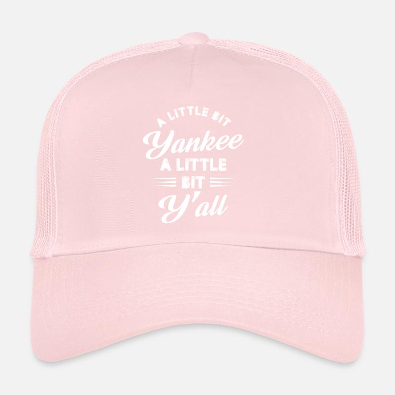 A little bit Yankee a little bit y'all Trucker Cap