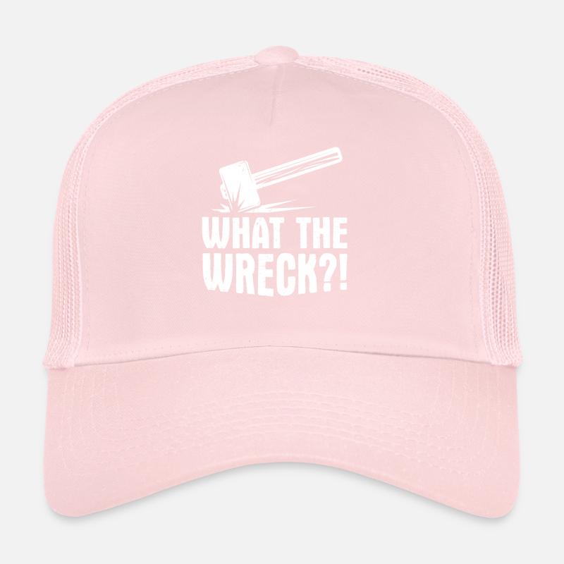 Funny House Demolition Day Sledgehammer Trucker Cap