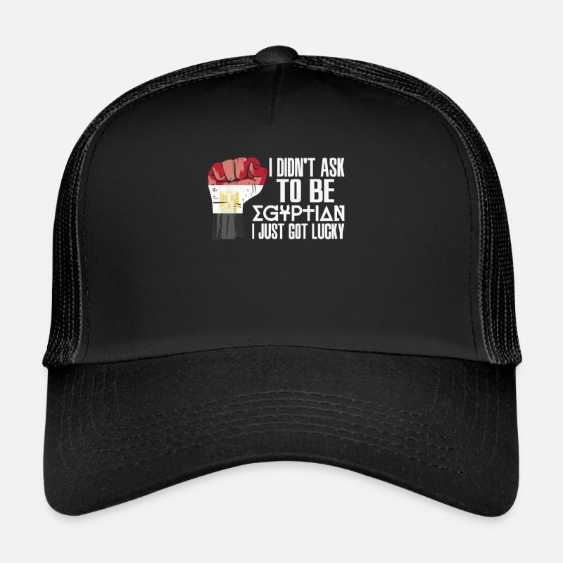 Fierté égyptienne Drapeau égyptien cultivé Casquette trucker 