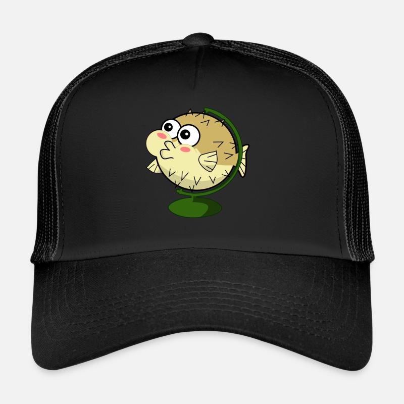 Drôle de poisson-globe Casquette trucker 