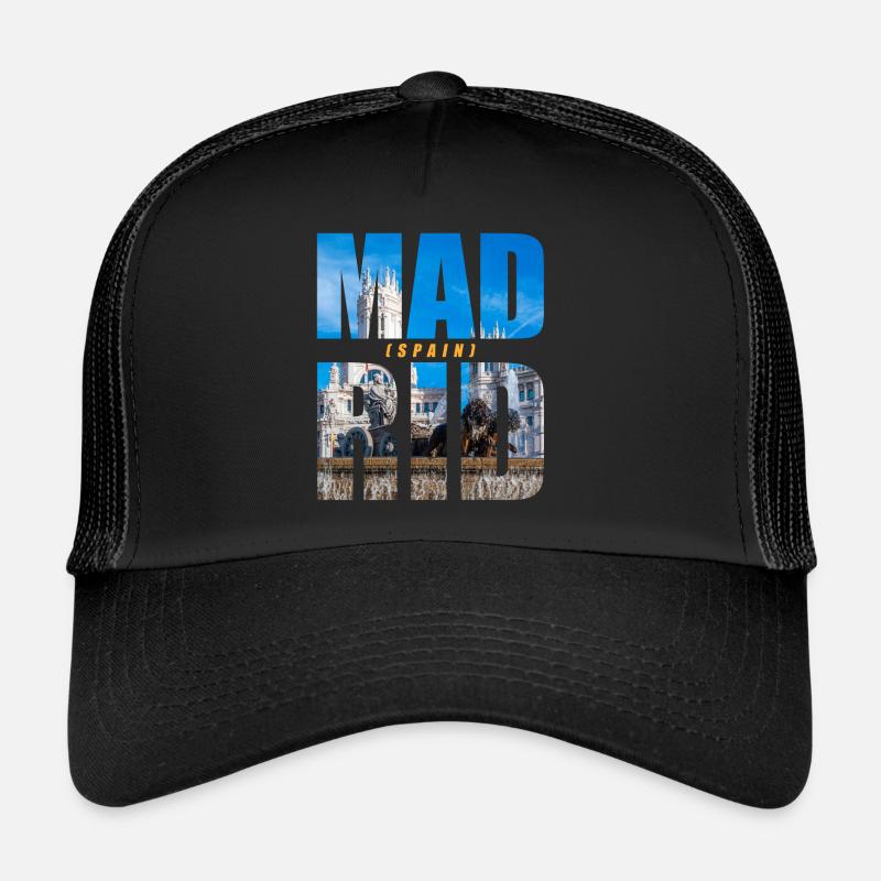 Madrid Spanien Souvenir Trucker Cap