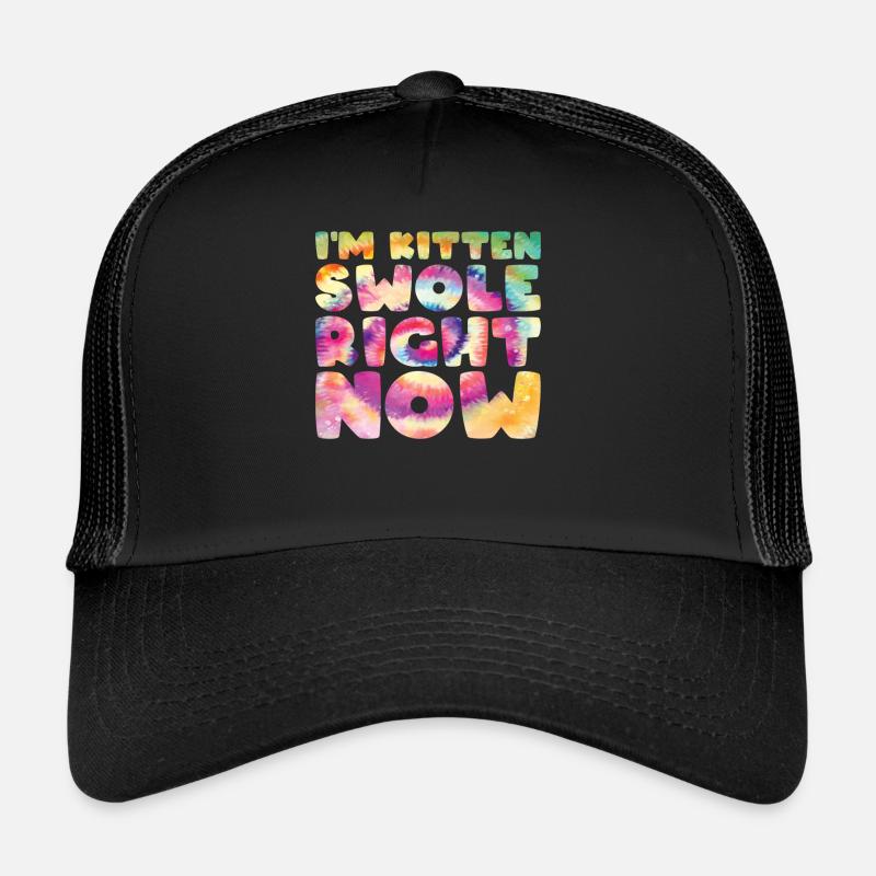 Training Workout Katze I´m Kitten Swole Right Now Trucker Cap