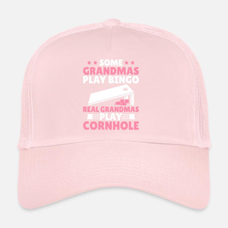 Funny Cornhole Player Corn Hole Trucker Cap