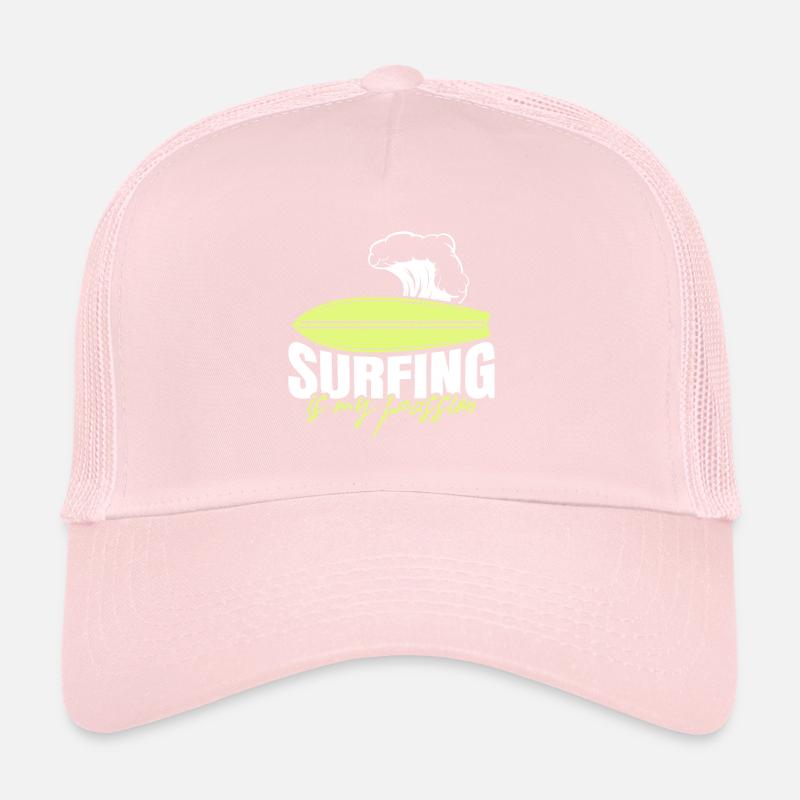 Le surf est ma passion Casquette trucker 