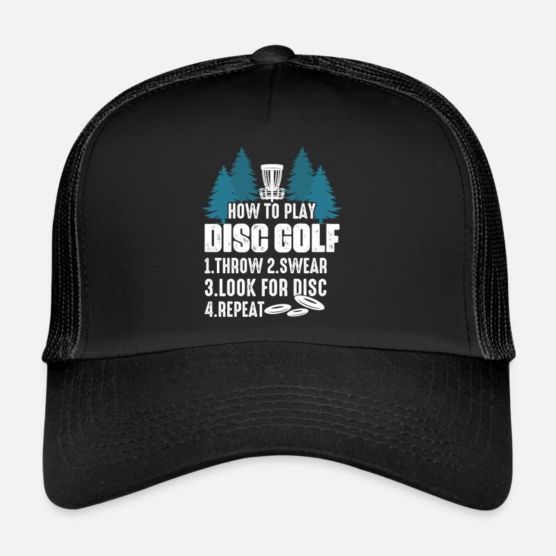 Comment jouer Disc Golf Disc Golf Frisbee Casquette trucker 