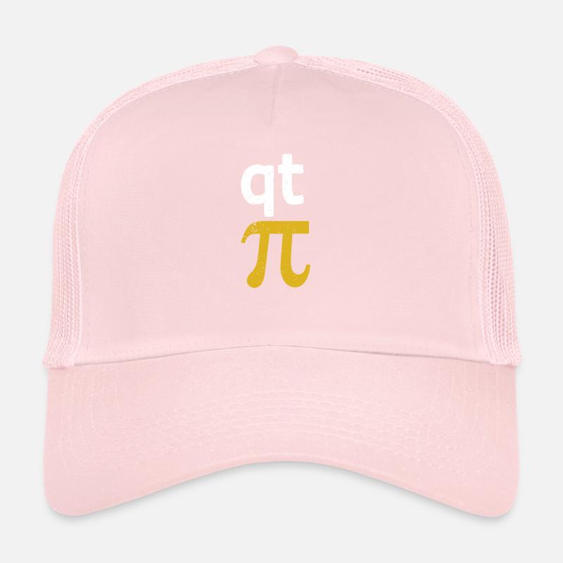 Q T Pie Cutie Pi Day Funny Math Geek 3.14 Science Trucker Cap