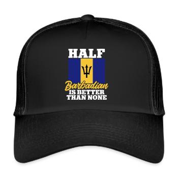Barbados flag Barbadian bayan - Trucker Cap - black/black - Front