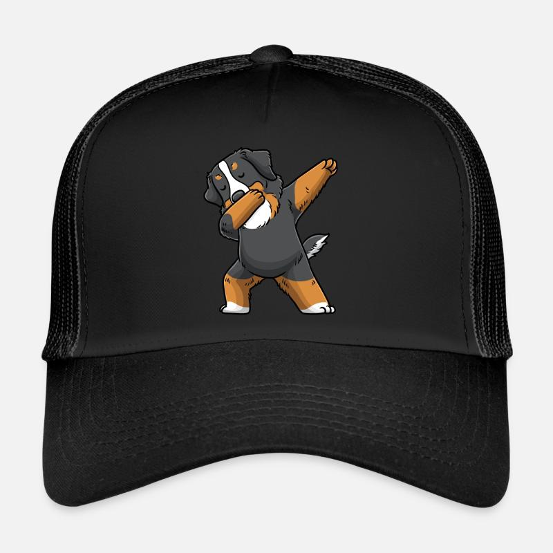 Berner Sennenhund Hund Bouvier Bernois Dabbing Trucker Cap