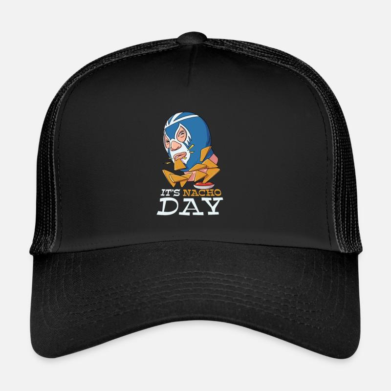 Lutteur mexicain Lucha Libre Mask Casquette trucker 
