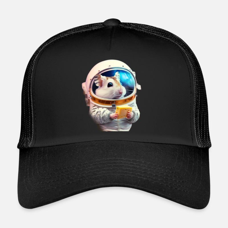 Space Hamster Trucker Cap