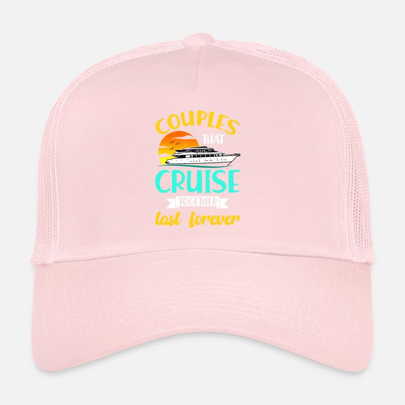 Femme Mari Amant Couples qui naviguent ensemble Casquette trucker 