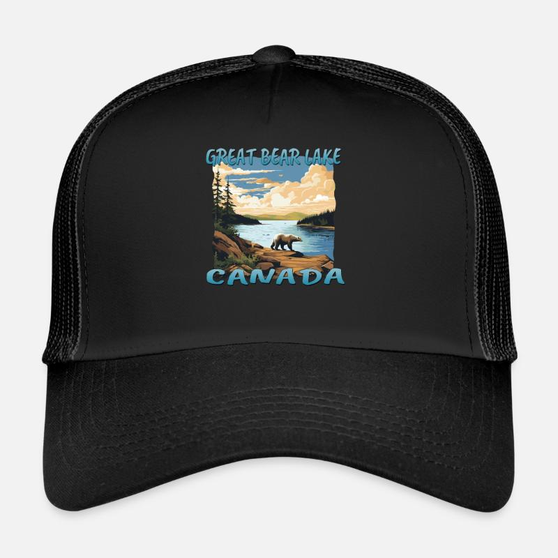 Vacances au Grand Lac de l’Ours, Canada Casquette trucker 