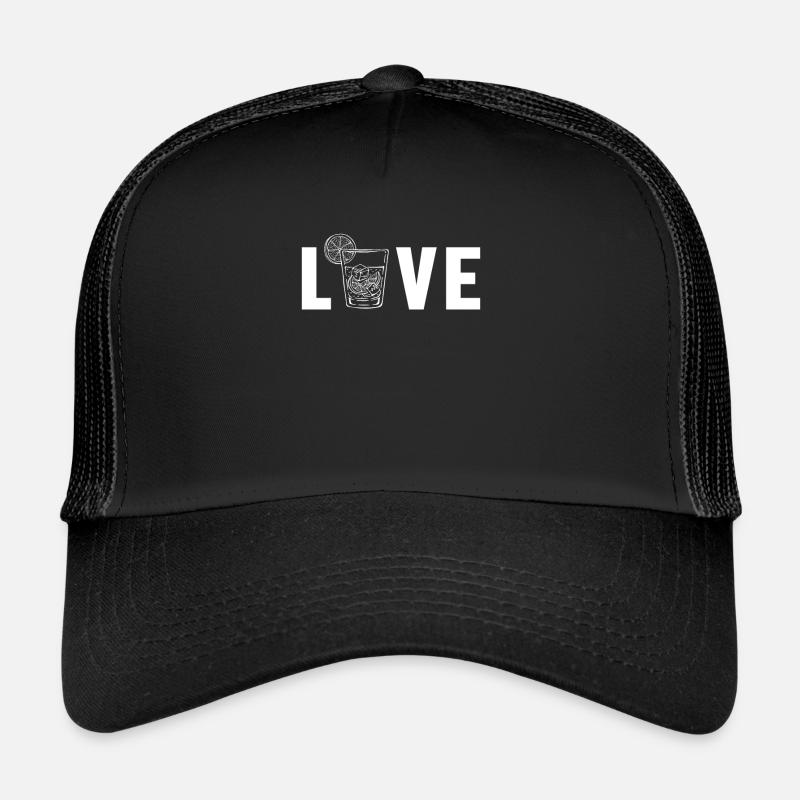 Love Mixologist Bartender Barmaid Trucker Cap