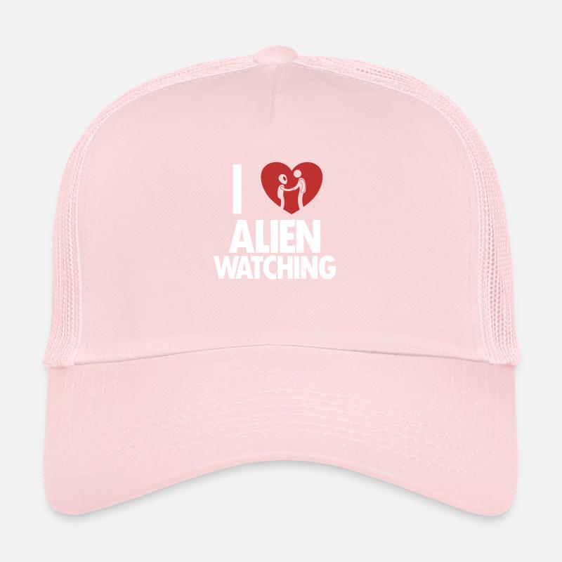 J’adore Alien Watching Ufo Conspiracy Casquette trucker 