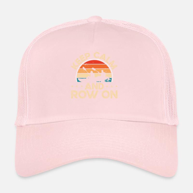 Keep calm and keep rowing Trucker Cap