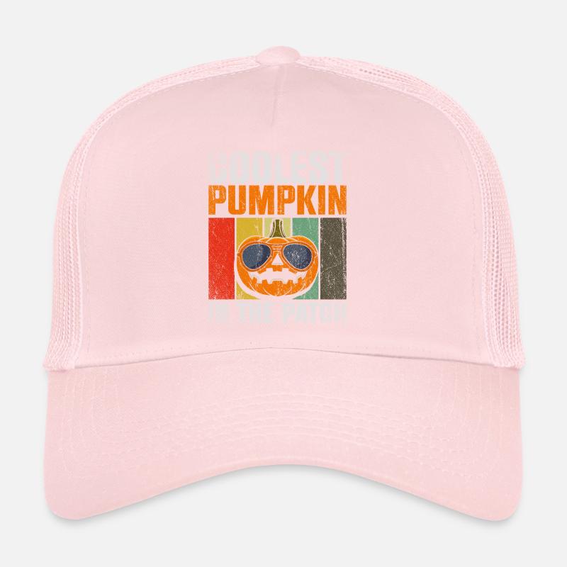 La citrouille la plus cool du patch Halloween Casquette trucker 