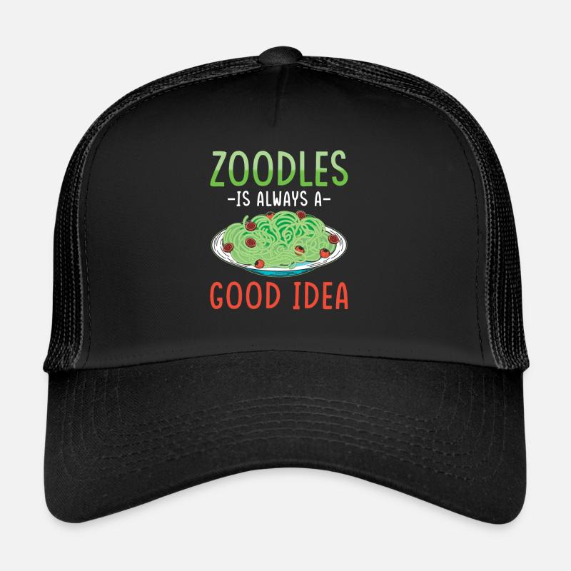 Zoodles Zucchini Pasta Saying Trucker Cap