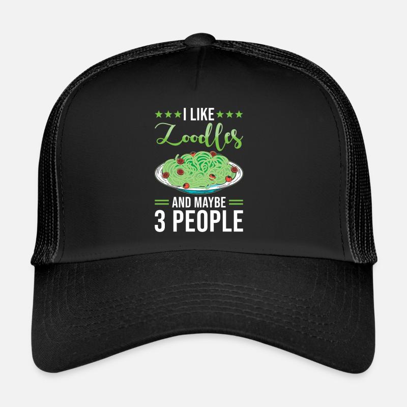 Zoodles Zucchini Pasta Saying Trucker Cap