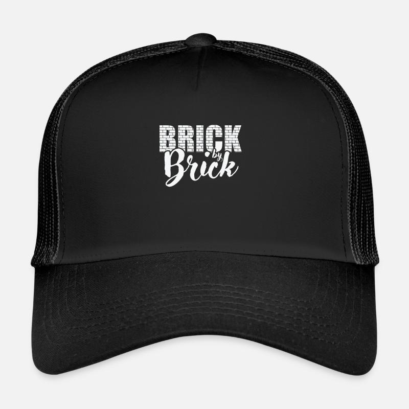 Brick by Brick Maurer Handwerker Beruf Trucker Cap