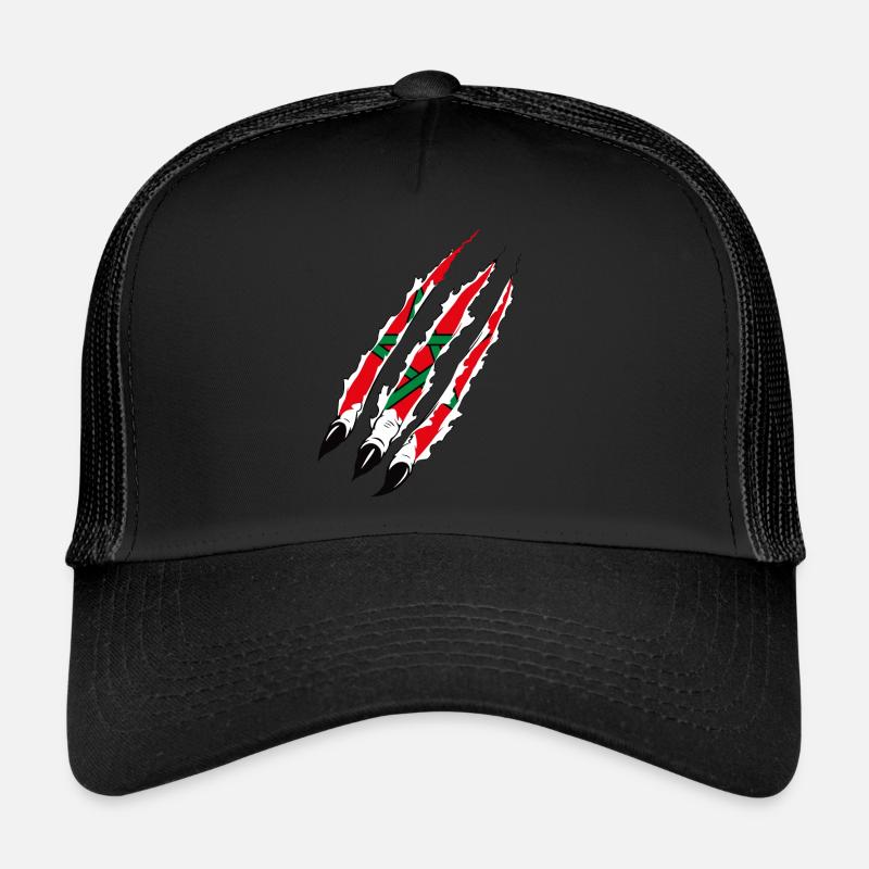 DRAPEAU DU MAROC AMAZIGH SYMBOLE BERBERE MAROC Casquette trucker 