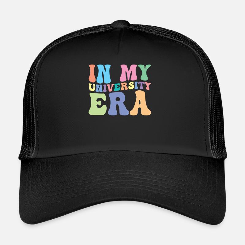 Université Retro Groovy Étudiant Casquette trucker 