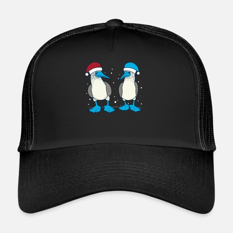 Fou à pieds bleus Noël Casquette trucker 