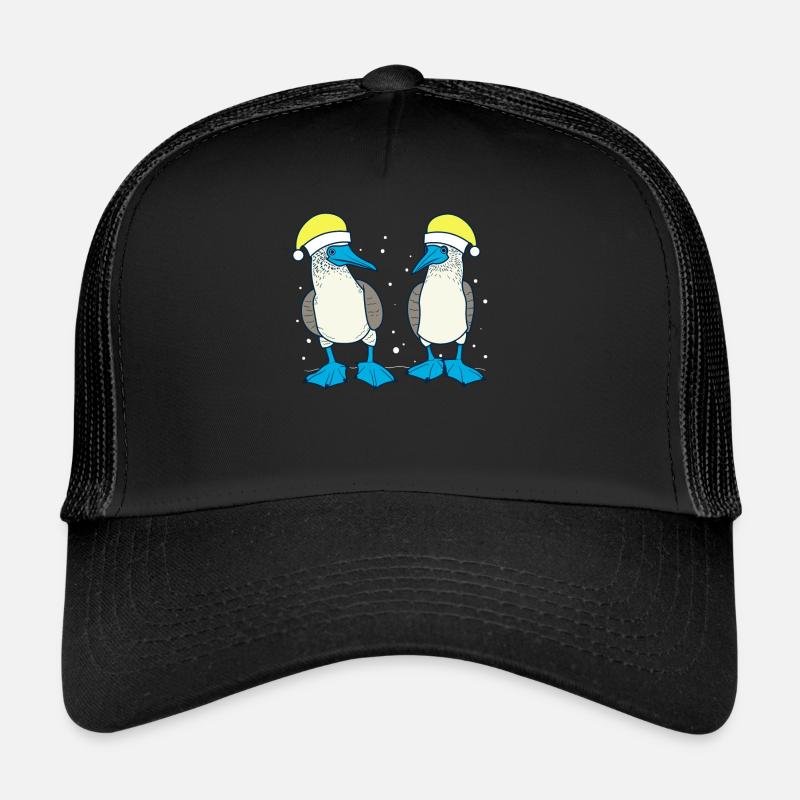 Fou à pieds bleus Noël Casquette trucker 