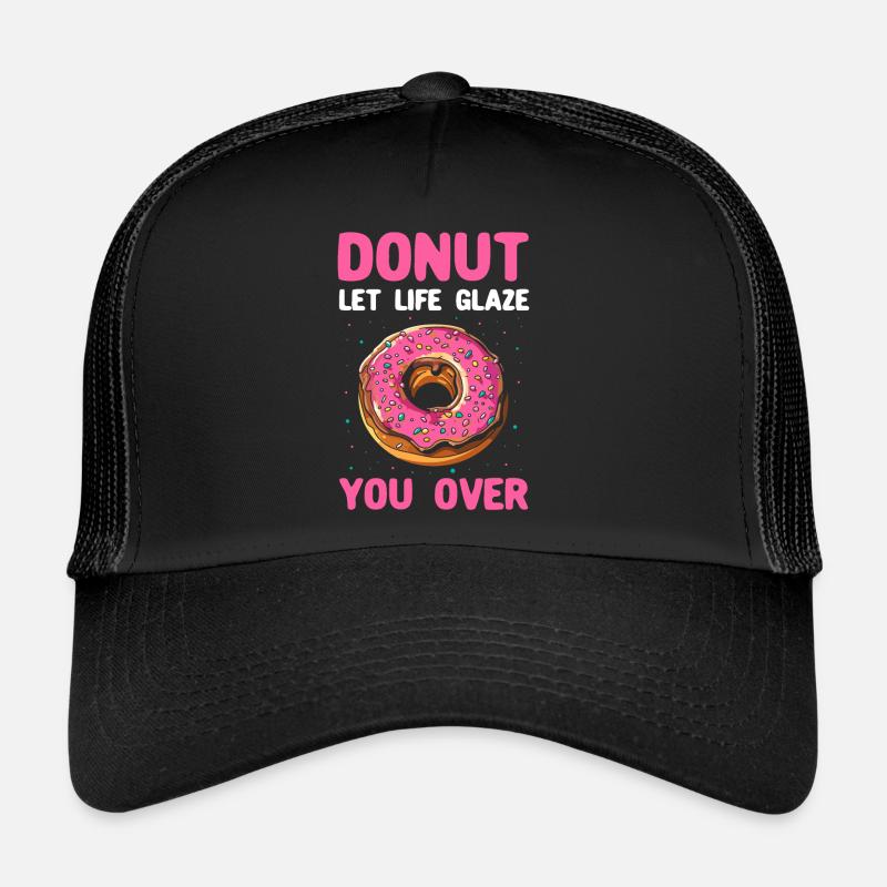 Doughnut Lover Donuts - Trucker Cap - Schwarz/Schwarz