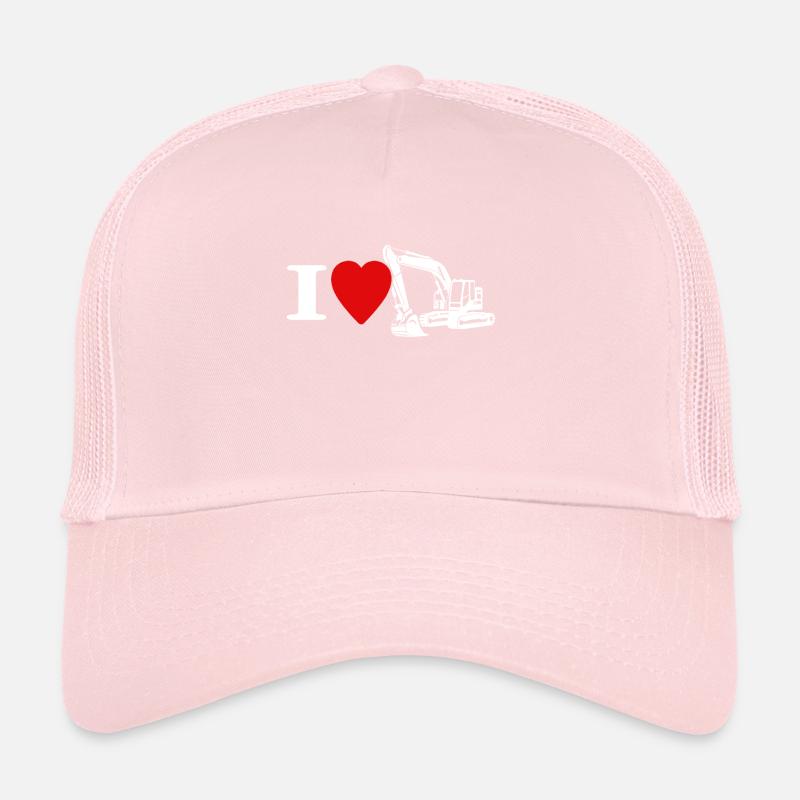 J’adore les pelles hydrauliques Casquette trucker 