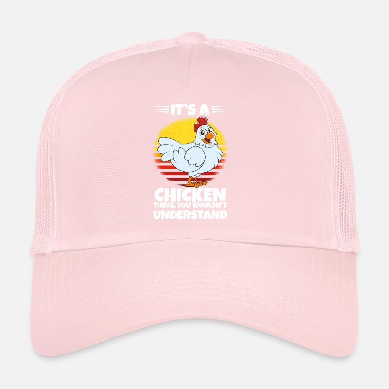 Funny Chicken Saying Chicken Trucker Cap