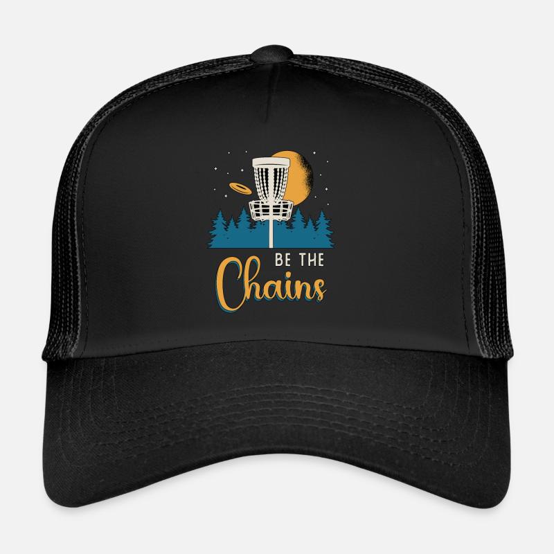 Flying Disc Be The Chains Disc Golf Basket Golfer Casquette trucker 