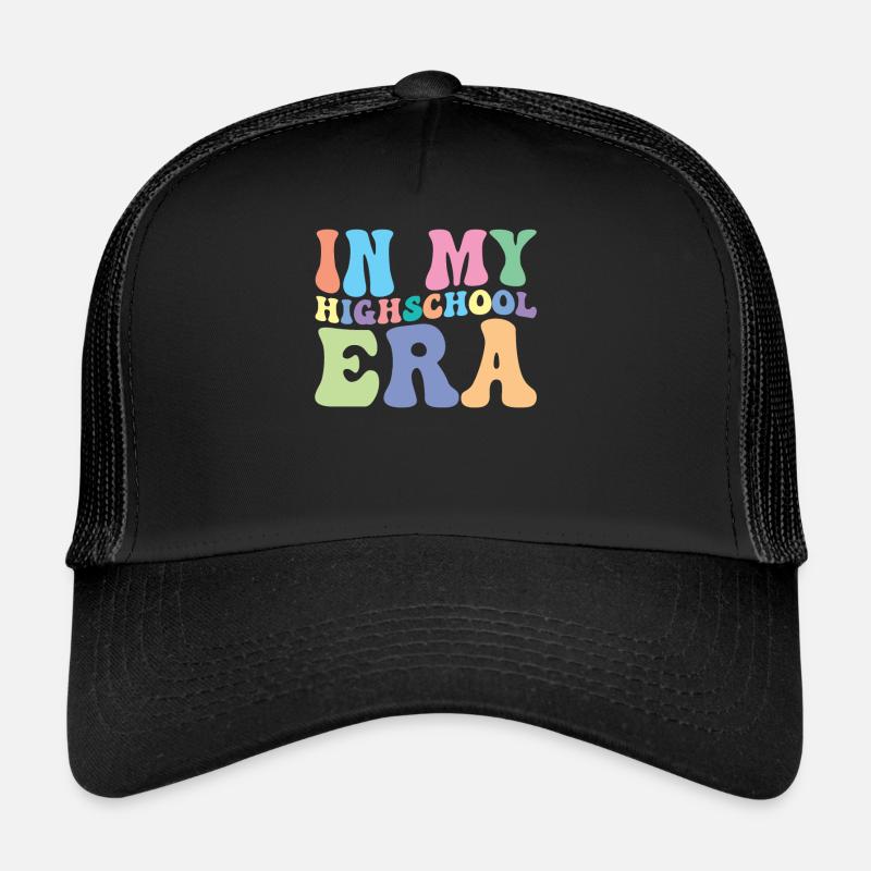 Lycéen Retro Groovy Étudiant Casquette trucker 