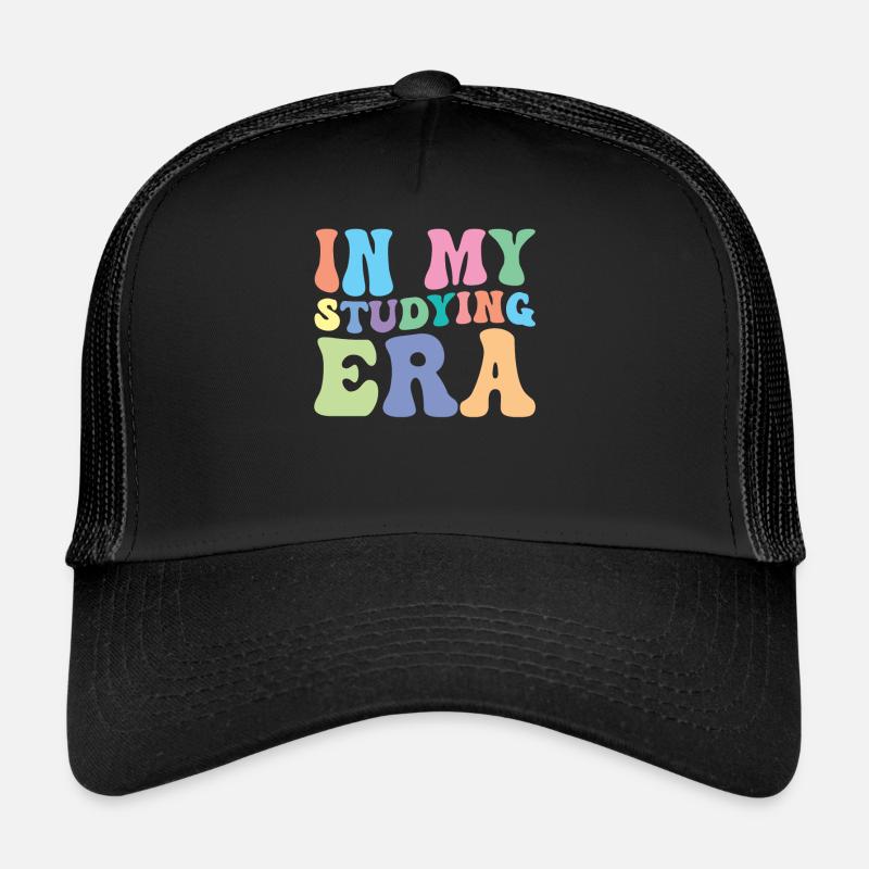 Study Retro Groovy Student Trucker Cap
