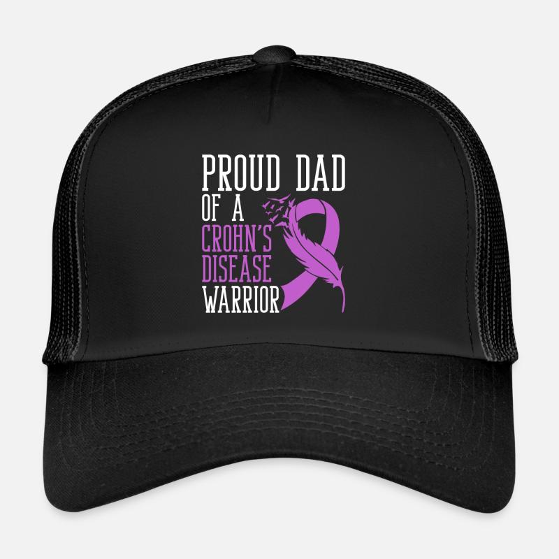 Fier père d’un guerrier de la maladie de Crohn Casquette trucker 