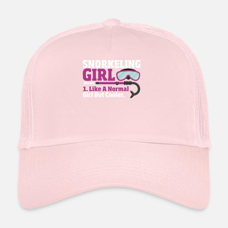 Schnorchelndes Mädchen Wie ein normales Mädchen Trucker Cap