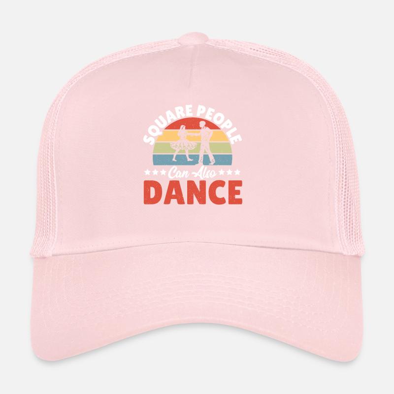Square People Can Also Dance Square Dance Square Trucker Cap
