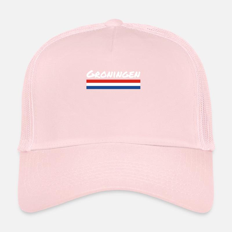 Groningue Pays-Bas Drapeau néerlandais Casquette trucker 