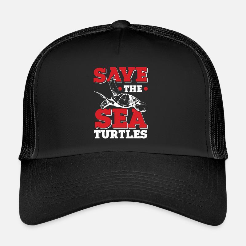 Save the Ocean Turtle Trucker Cap