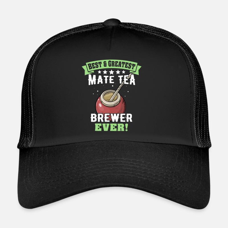 Buveurs de thé Yerba mate Casquette trucker 
