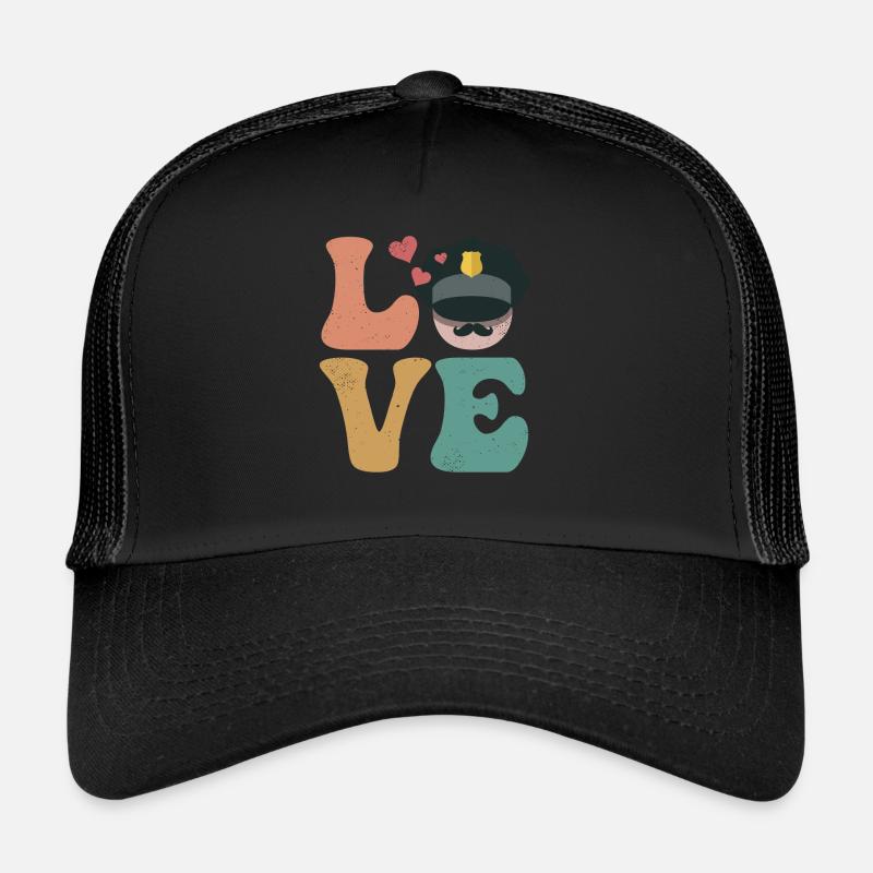 Agent correctionnel Application de la loi LOVE Casquette trucker 