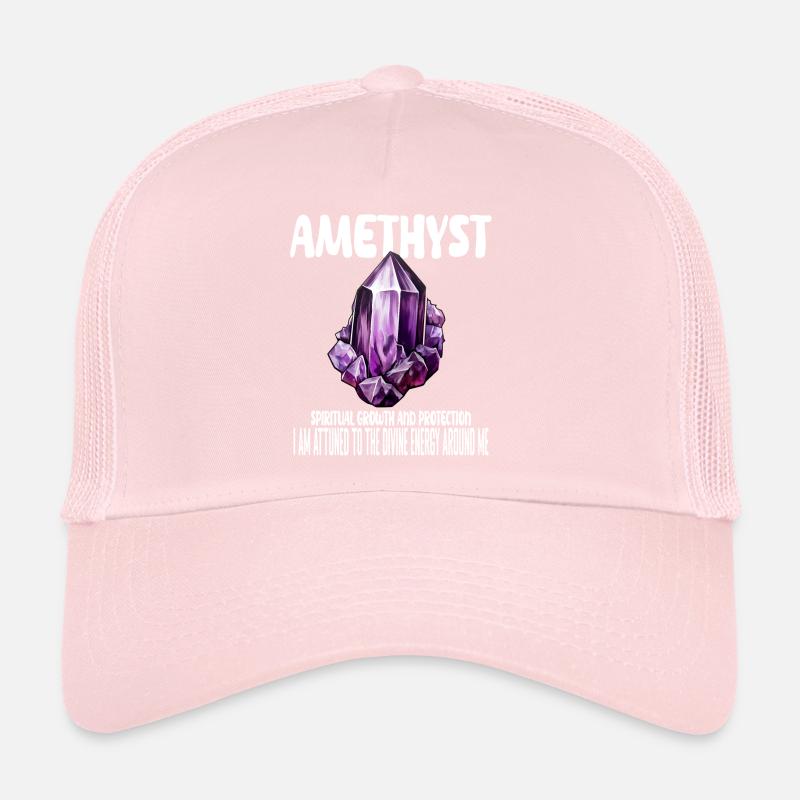 Amethyst Kristall Trucker Cap